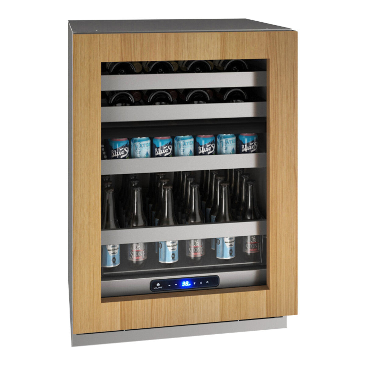 24" Dual-Zone Beverage Center