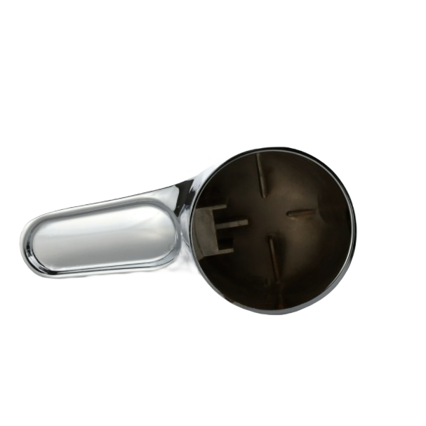 Chrome replacement handle for single-handle tub and shower repair in plumbing parts and home improvement tools collection