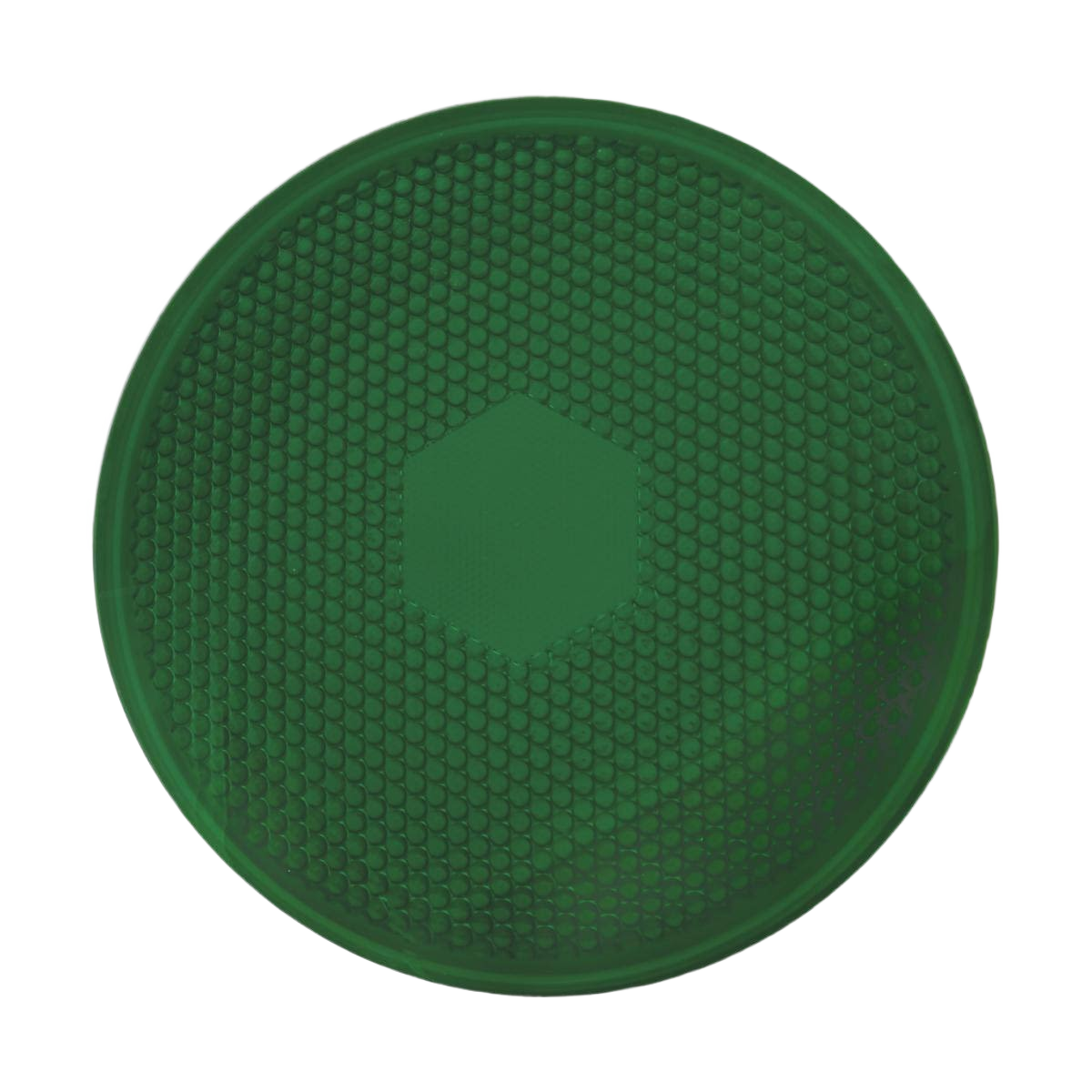 Green lens cover for PAR38 flood light bulb used in lighting and electrical home improvement projects
