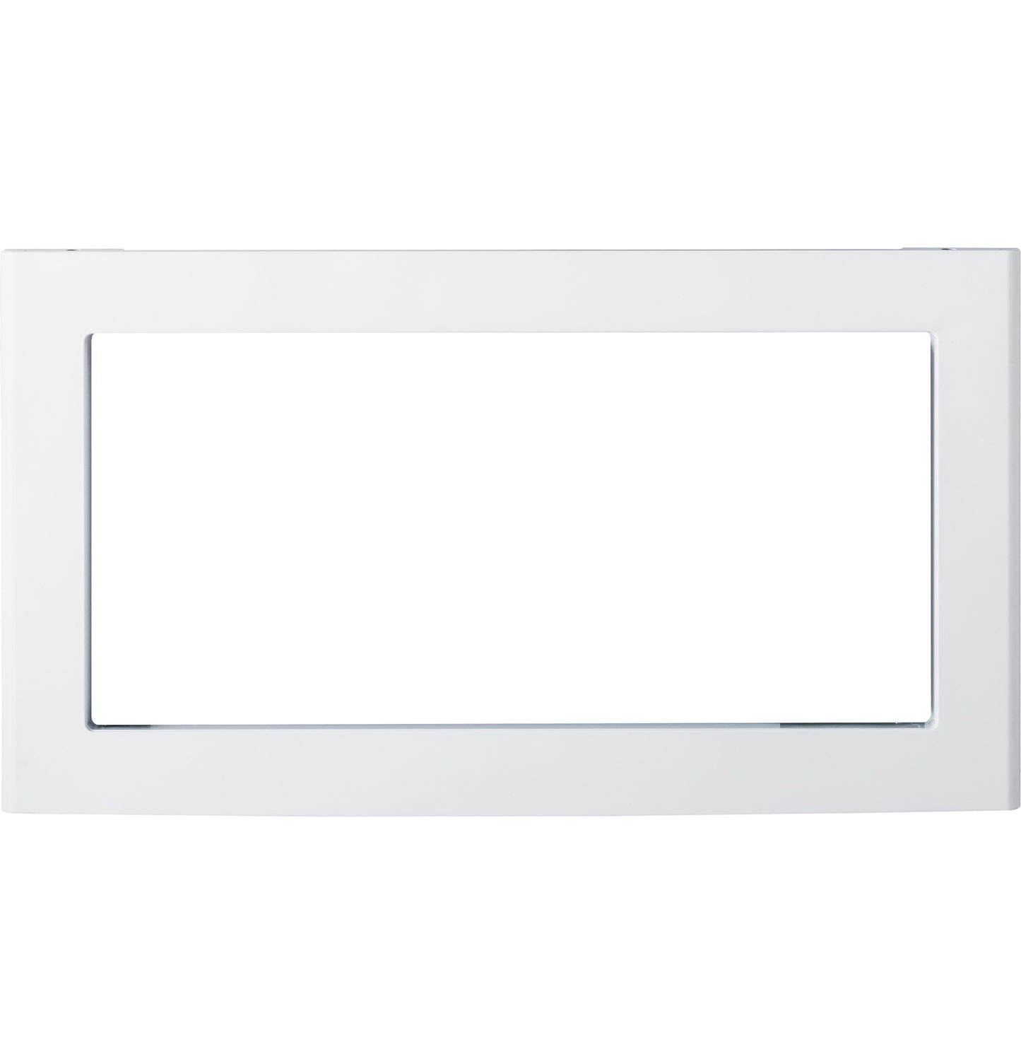 White rectangular built-in trim kit frame for appliances in kitchen and home improvement collections