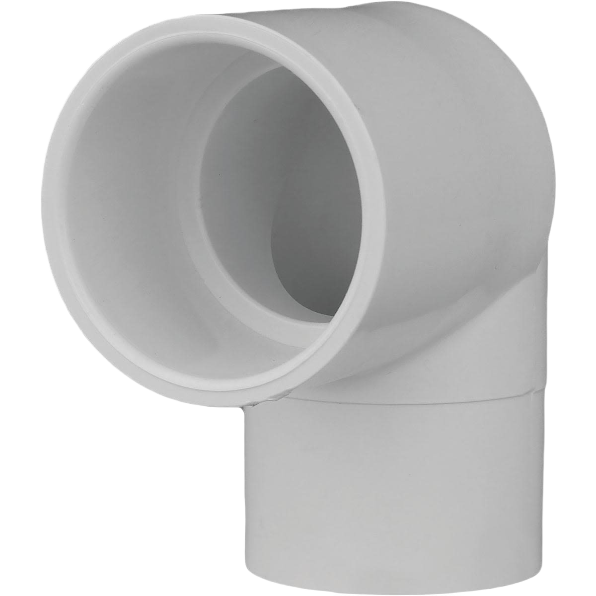 White PVC 90-degree street elbow fitting for plumbing and pipes and fittings collections under 50 dollars