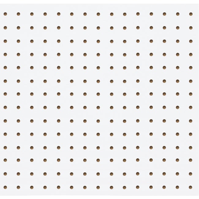 3/16 in. x 4 ft. x 8 ft. White Pegboard