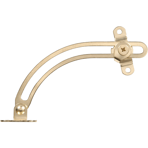Brass friction lid support for controlled opening in cabinet and furniture hardware under $50 collection