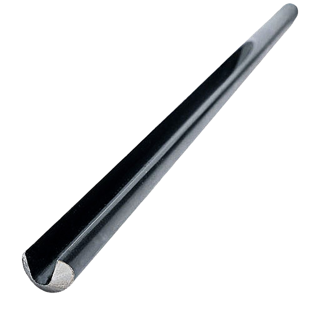 Black high speed steel gouge blade with cryogenic treatment for bowl turning in woodworking tools collection