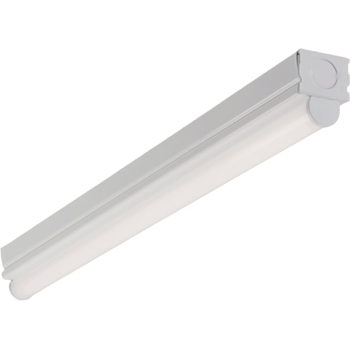 White commercial LED strip light fixture designed for lighting and electrical home improvement projects under $50 collection
