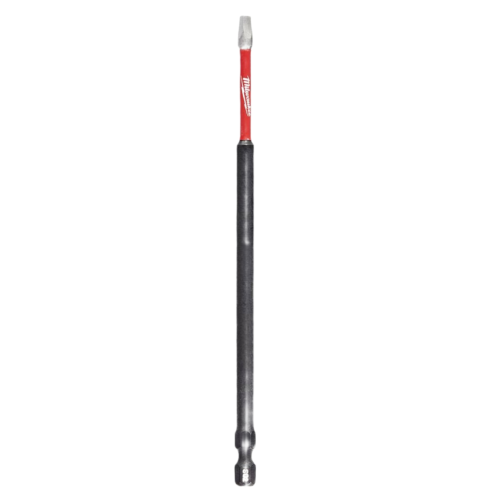 Red and black 6-inch impact duty square drill bit designed for durable power tool accessory use