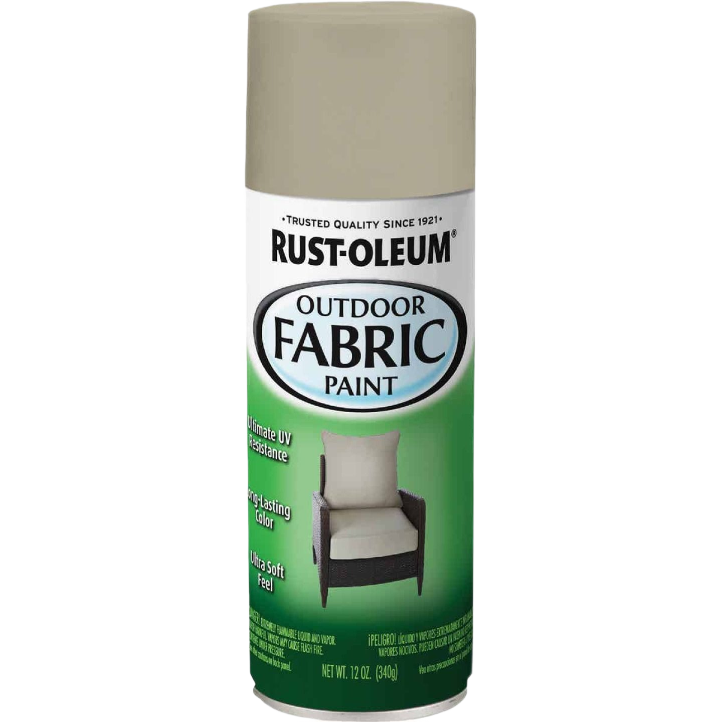 Rust-Oleum Outdoor Fabric Spray Paint – Medium Gray, 12 oz
