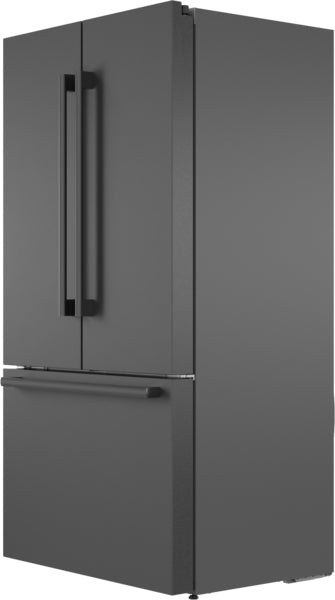 800 Series, French Door Bottom Mount Refrigerator, 36'', Black Stainless Steel
