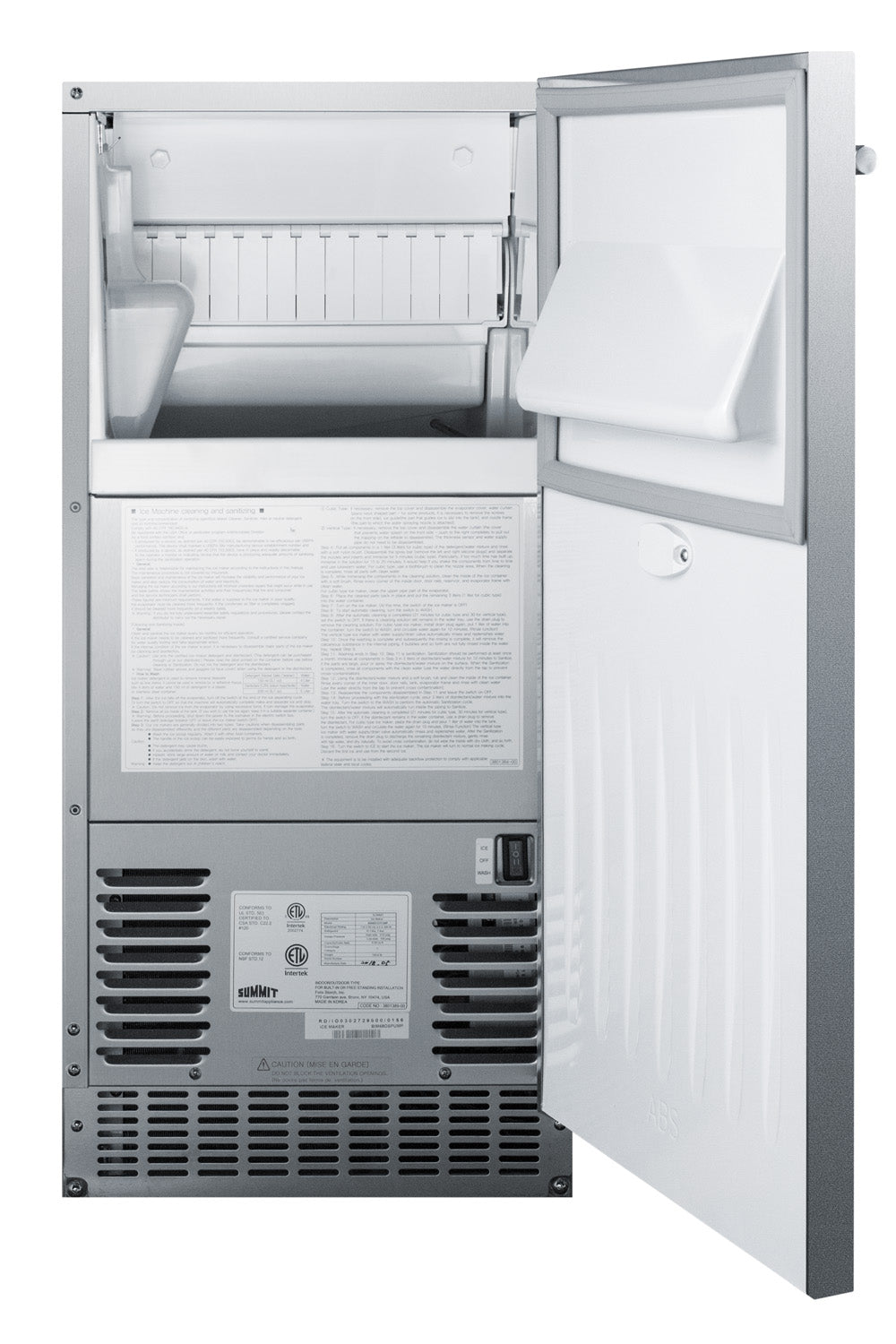 47 lb. Clear Outdoor/Indoor Icemaker