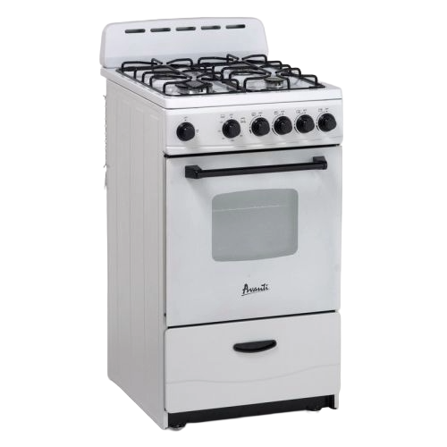 Avanti 20" Compact Gas Range Oven - White
