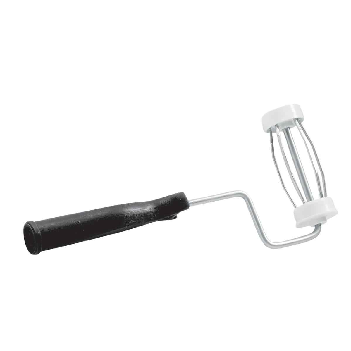 Paint roller frame with black handle and metal cage for paint and supplies in home improvement tools collections