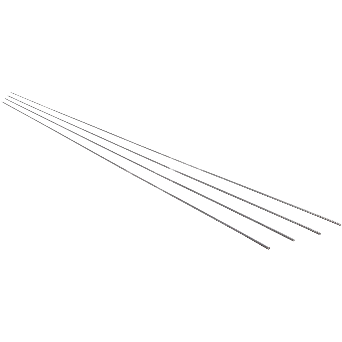 Set of five 36-inch steel music wires for crafting and home improvement in hardware and tool collections