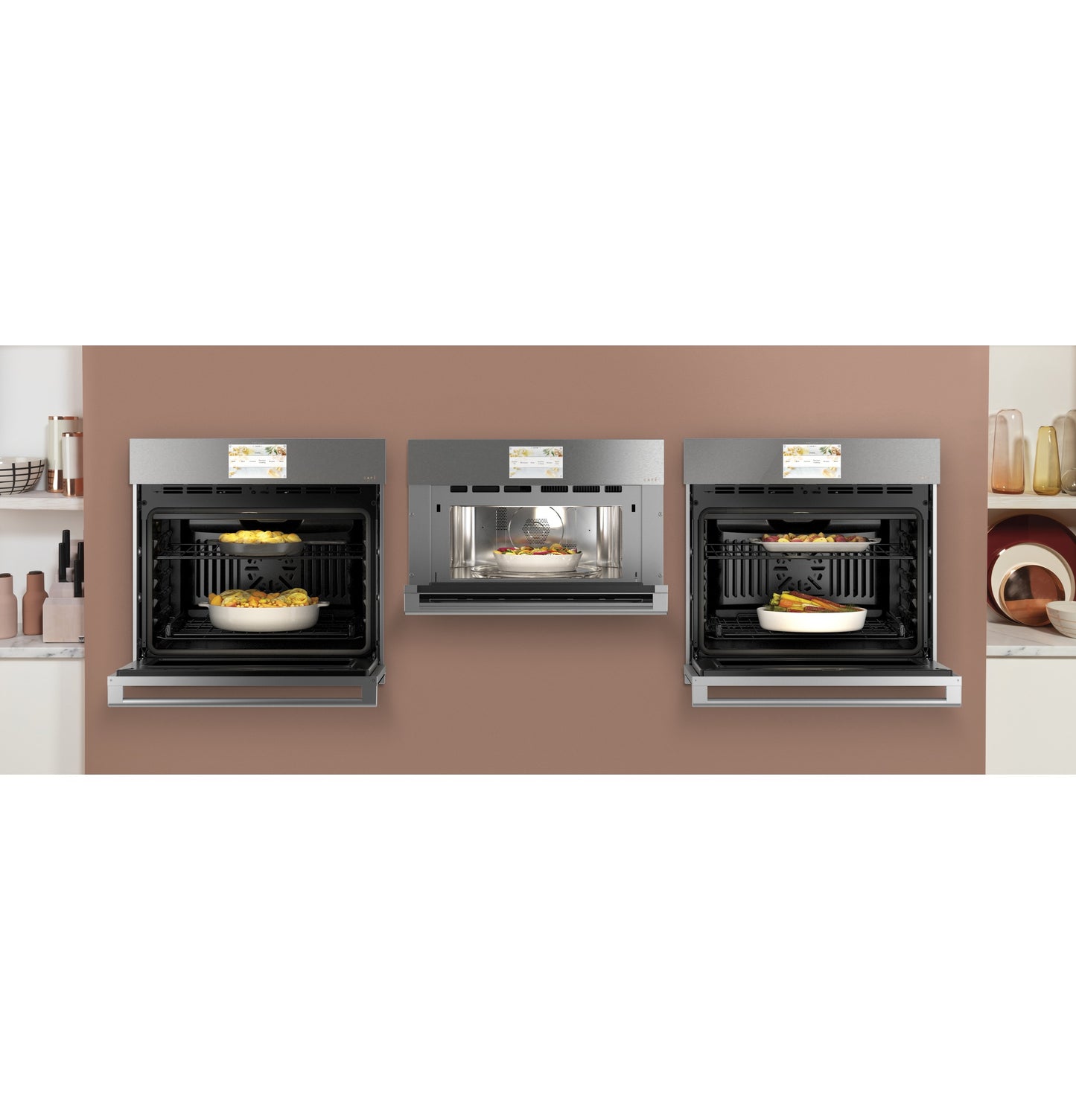 CAFÉ™ 30" Custom Speed Cook Oven with 120V Advantium® Technology in Platinum Glass