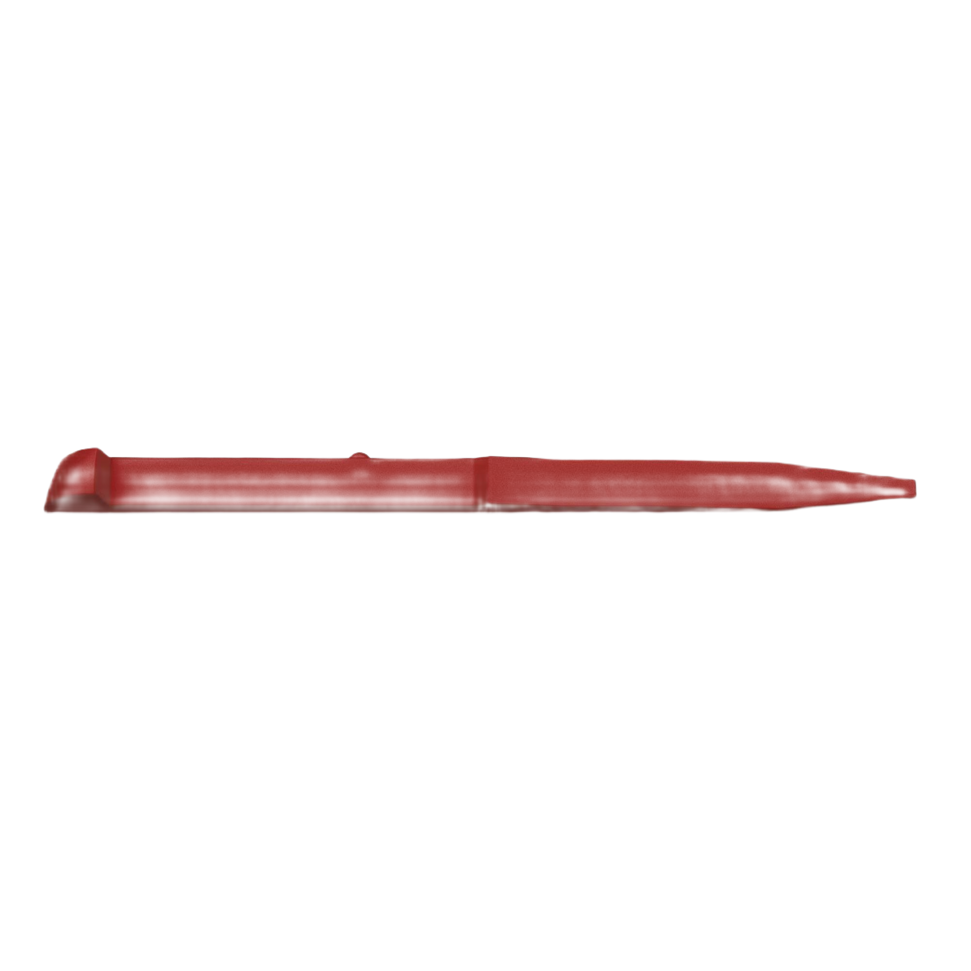 Red synthetic plastic large toothpick for pocket knives, ideal for cutting tools and woodworking hand tool collections.