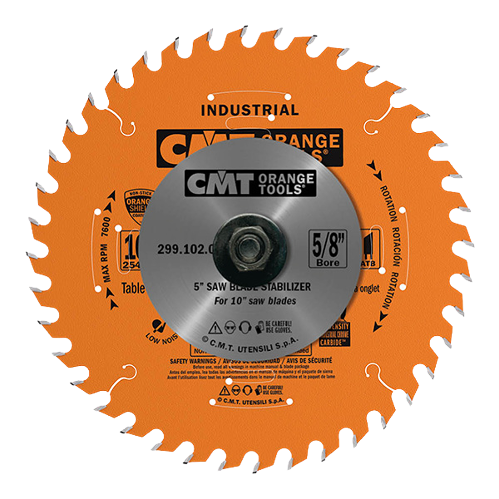 CMT Orange Tools 5’’x5/8” Saw Blade Stabilizers, 2-Pack
