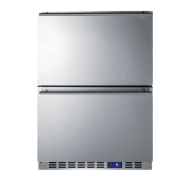 Stainless steel built-in 24-inch two-drawer all-freezer from Freezers & Ice Makers collection at Hartville Hardware