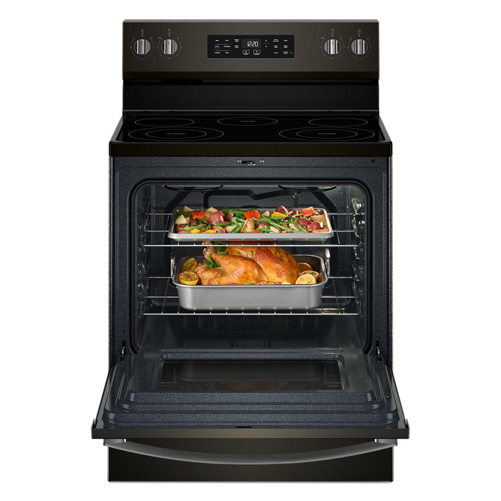 30-inch Electric Range with Air Cooking Technology and Steam Clean