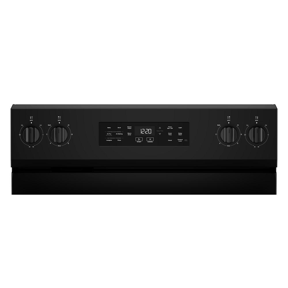 30-inch Electric Range with Air Cooking Technology and Steam Clean