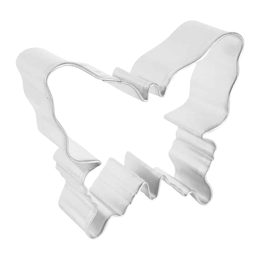 Tinplated steel butterfly-shaped cookie cutter for bakeware and kitchen gadgets collections under $50