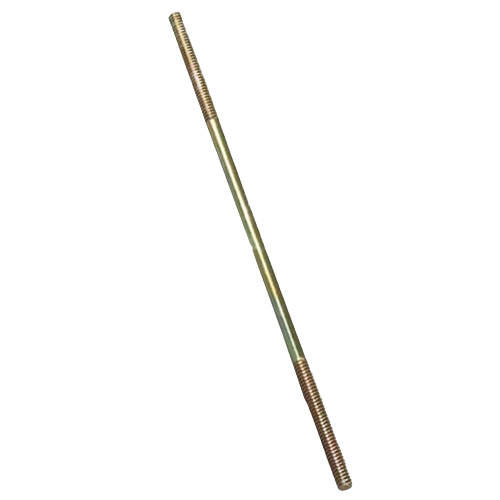 Adjustable metal toilet rod with threaded ends for plumbing repairs in toilet repair and home improvement collections