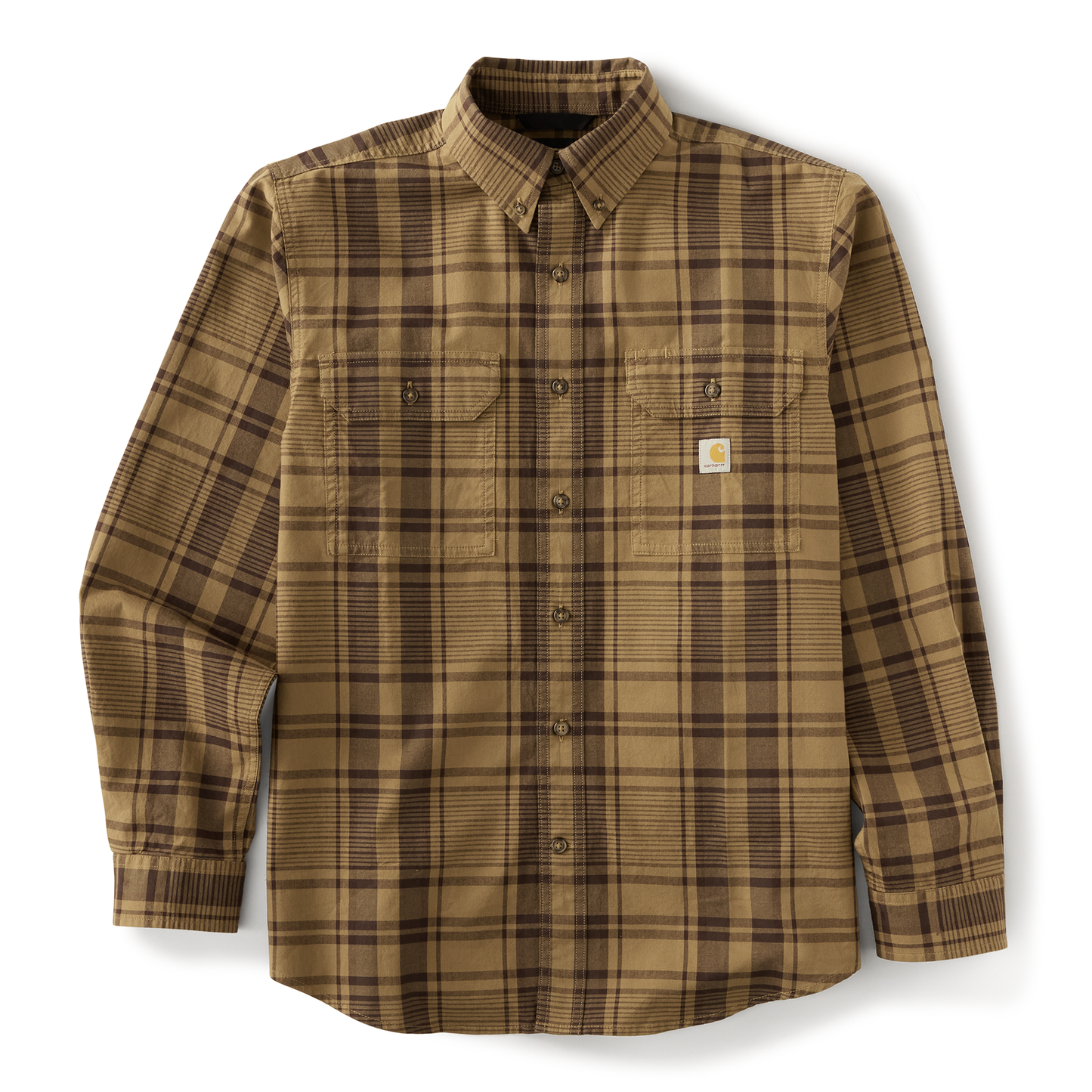 Carhartt Men's Fort Loose Long Sleeve Plaid Shirt