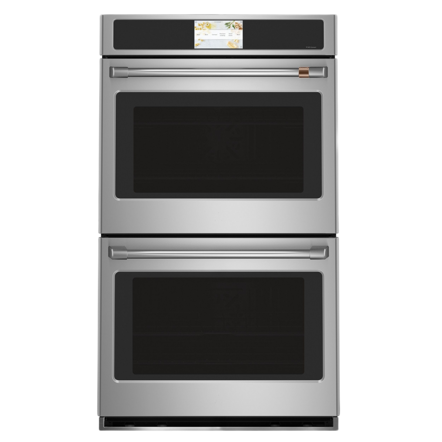 Stainless steel smart built-in convection double wall oven with touchscreen from kitchen appliances at Hartville Hardware