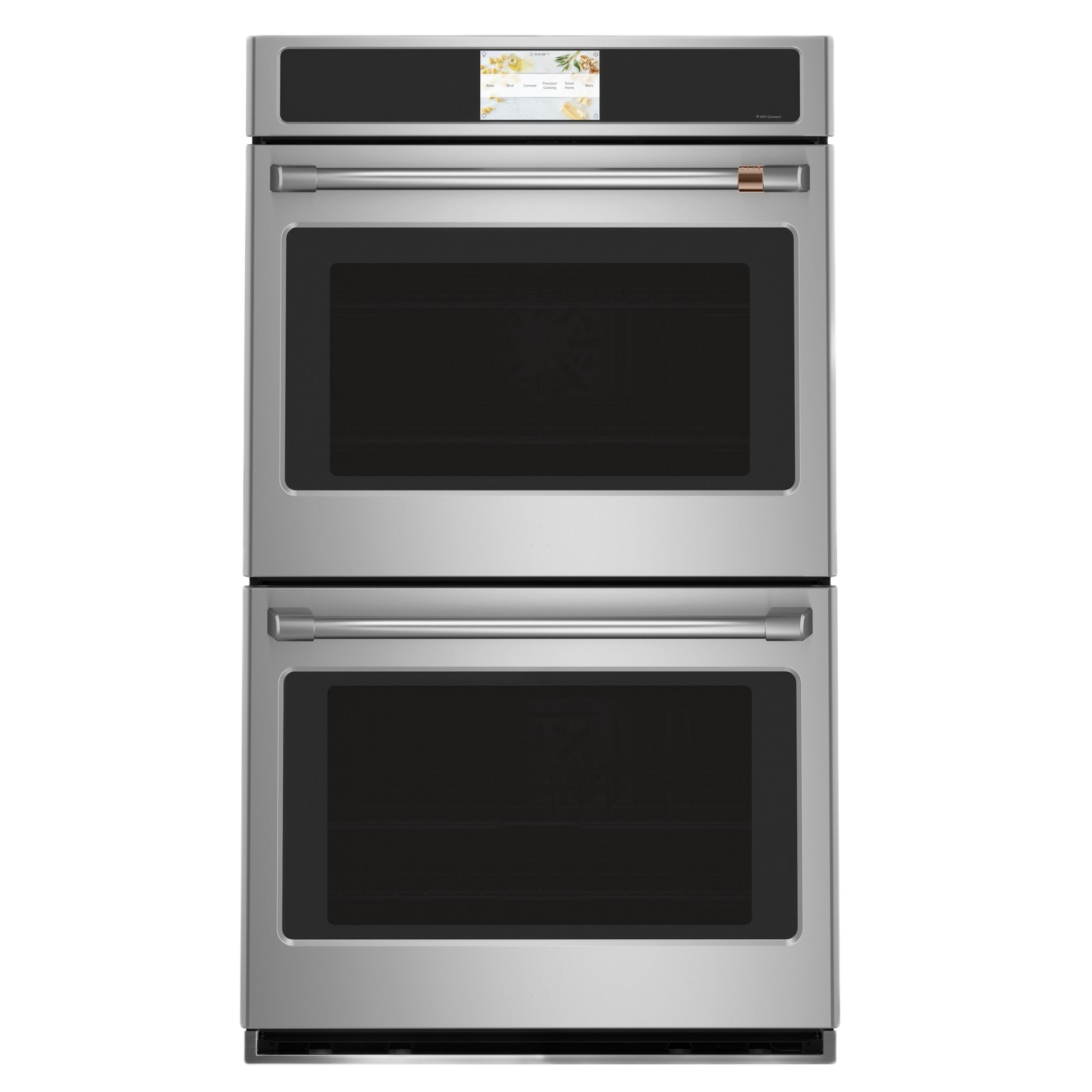 Stainless steel smart built-in convection double wall oven with touchscreen from kitchen appliances at Hartville Hardware