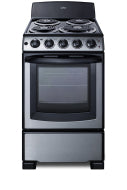 20" Wide Electric Coil Range