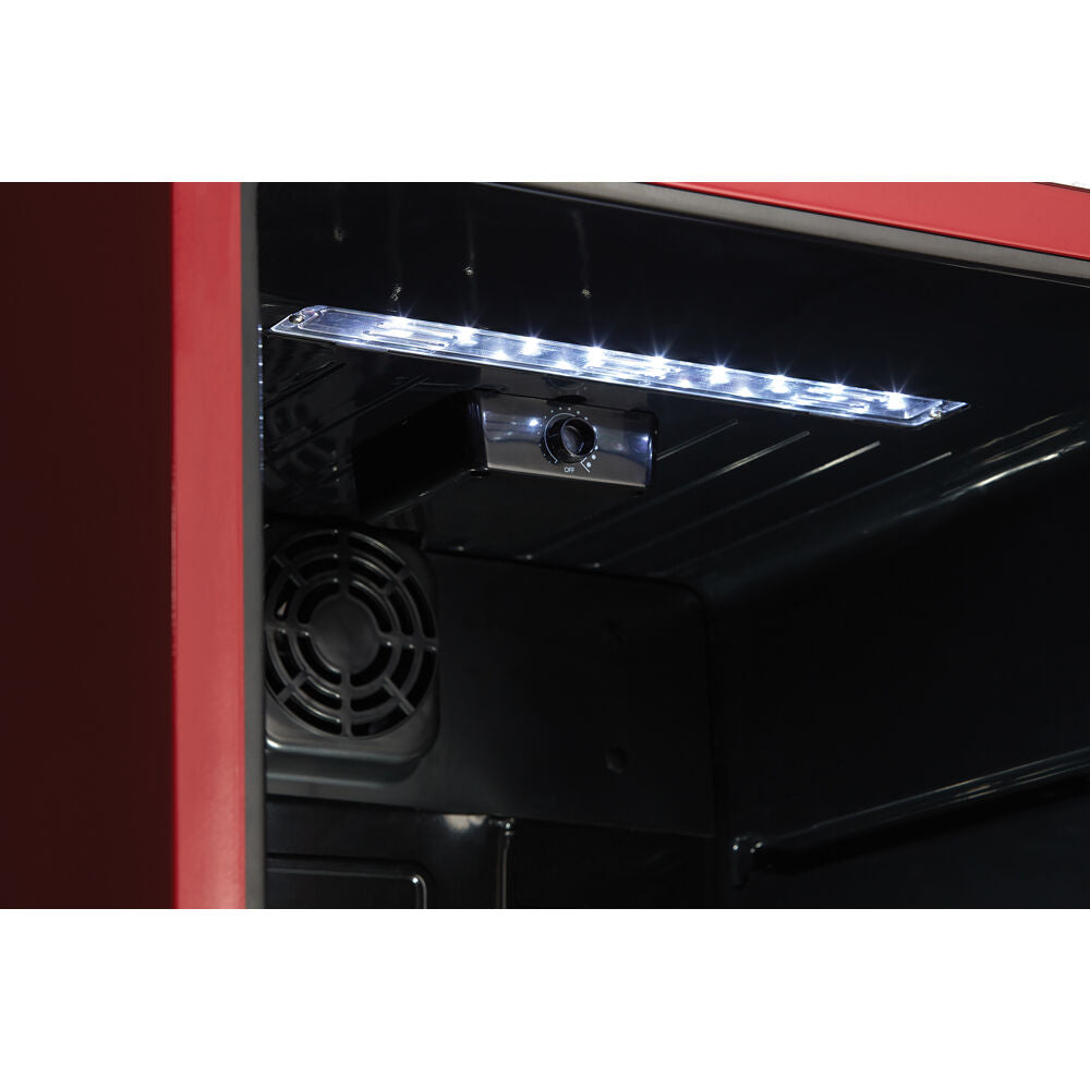 11 CuFt. All Refrigerator, All Black Interior, See-Through Crisper