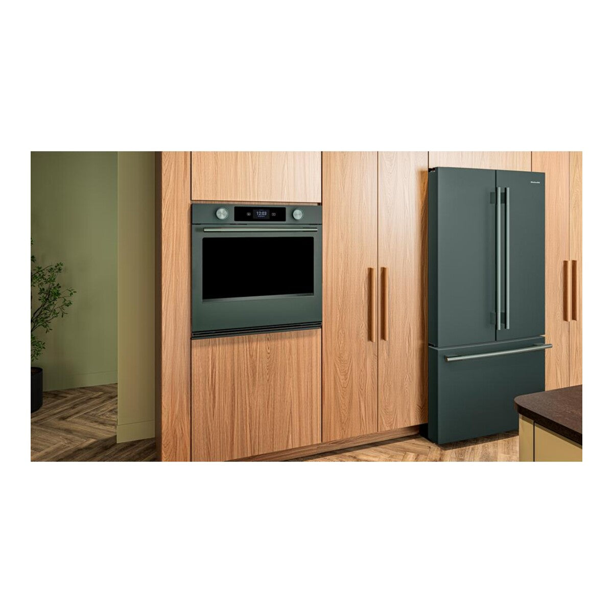 30-inch Smart Electric Single Wall Oven with Intelligent Cooking Camera - Juniper