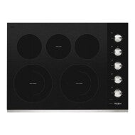 30-inch Electric Ceramic Glass Cooktop with Two Dual Radiant Elements