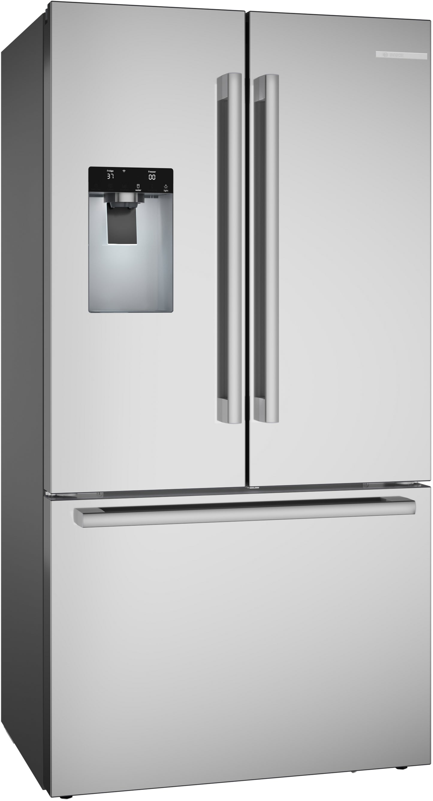 800 Series, French Door Bottom Mount Refrigerator, 36'', Stainless steel (with anti-fingerprint), Total No Frost