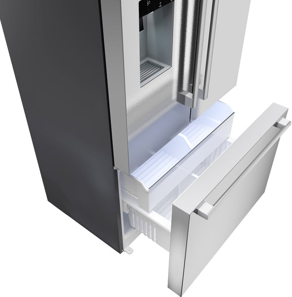 500 Series, French Door Bottom Mount Refrigerator, 36'', Stainless Steel