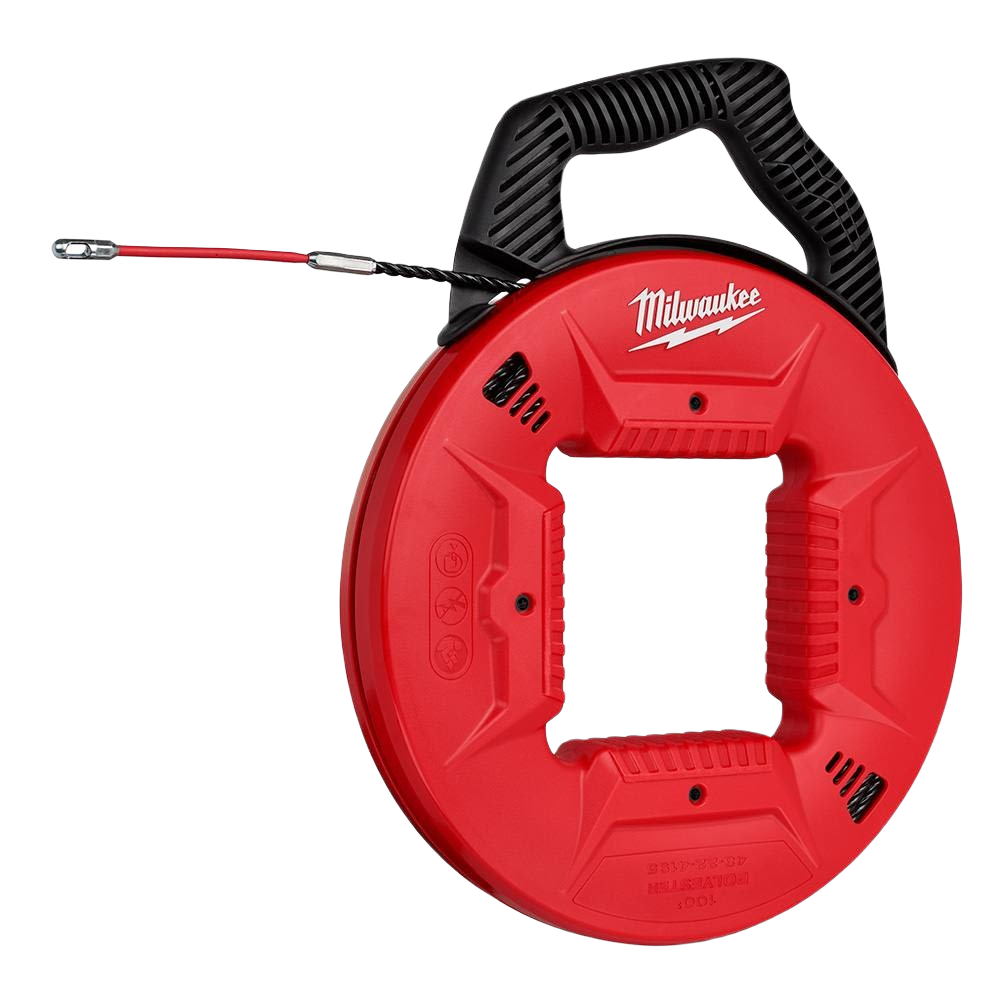 Milwaukee 48-22-4195 100 Feet Polyester Fish Tape Flexible Metal Leader