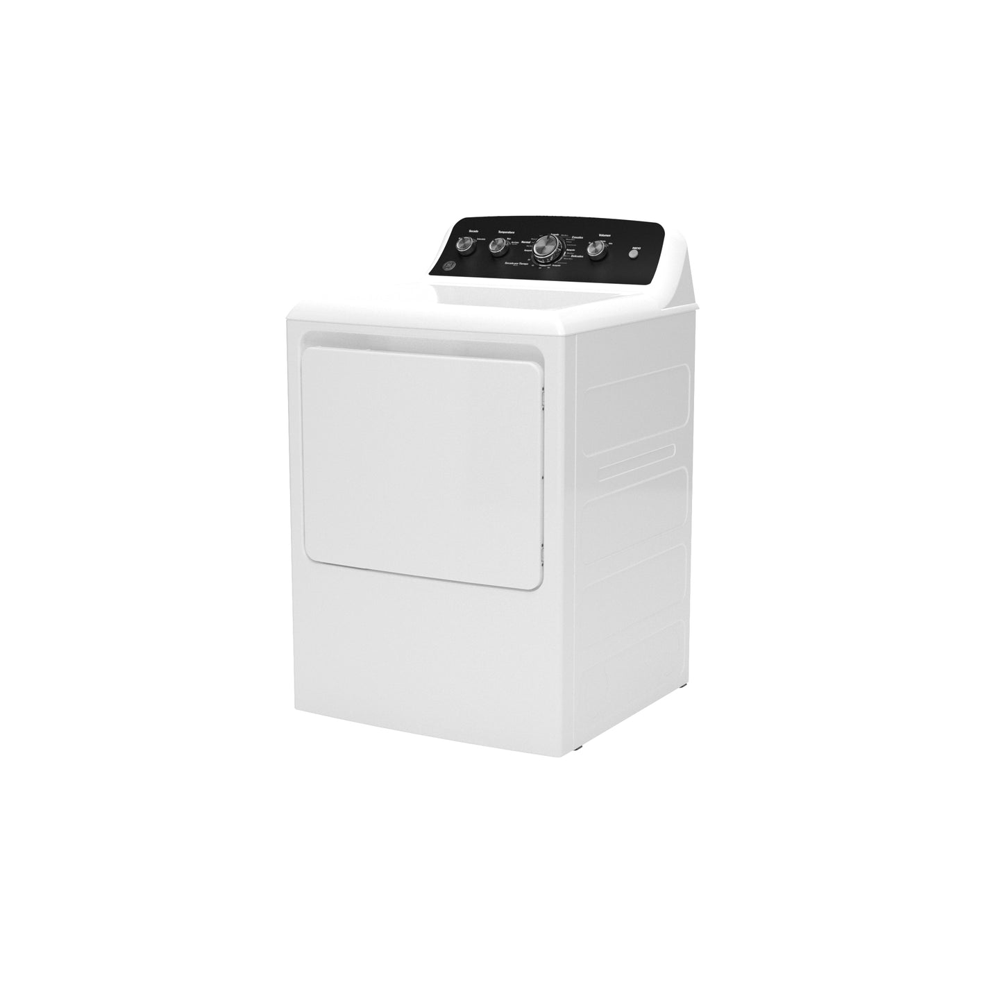 GE® 7.2 cu. ft. Capacity Gas Dryer with Spanish Panel and Up To 120 ft. Venting