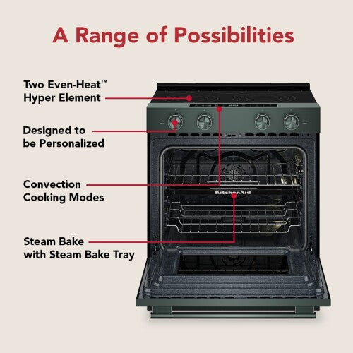 5.3 Cu. Ft. Smart Slide-in Electric Range with Two Even-Heat™ Hyper Elements and Convection Cooking Modes