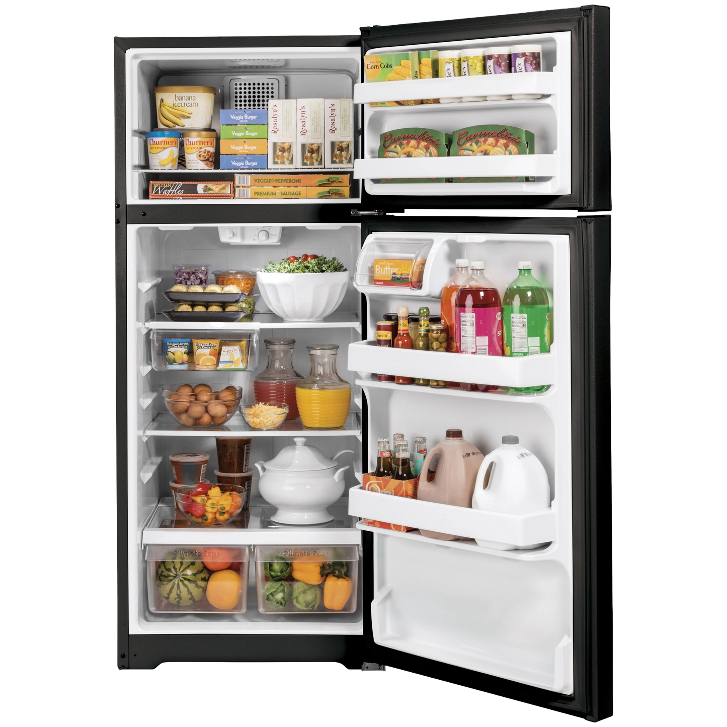 GE® ENERGY STAR® 16.6 Cu. Ft. Top-Freezer Refrigerator