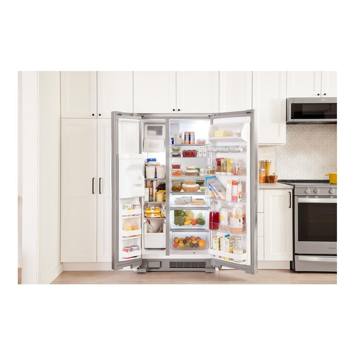 33-inch Wide Side-by-Side Refrigerator - 22 cu. ft.