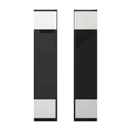 Pair of stainless steel 30-inch extension panels for Sharp microwave drawer oven in appliance parts collection