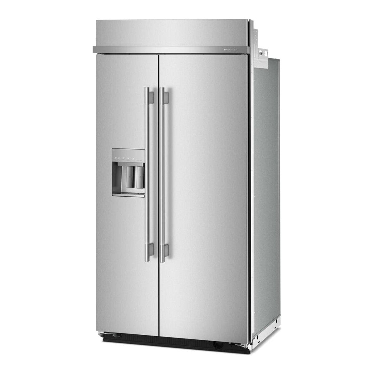 25.1 Cu. Ft. 42-Inch Built-In Side-by-Side Refrigerator with Exterior Water and Ice Dispenser with Measured Fill in PrintShield® Stainless Steel