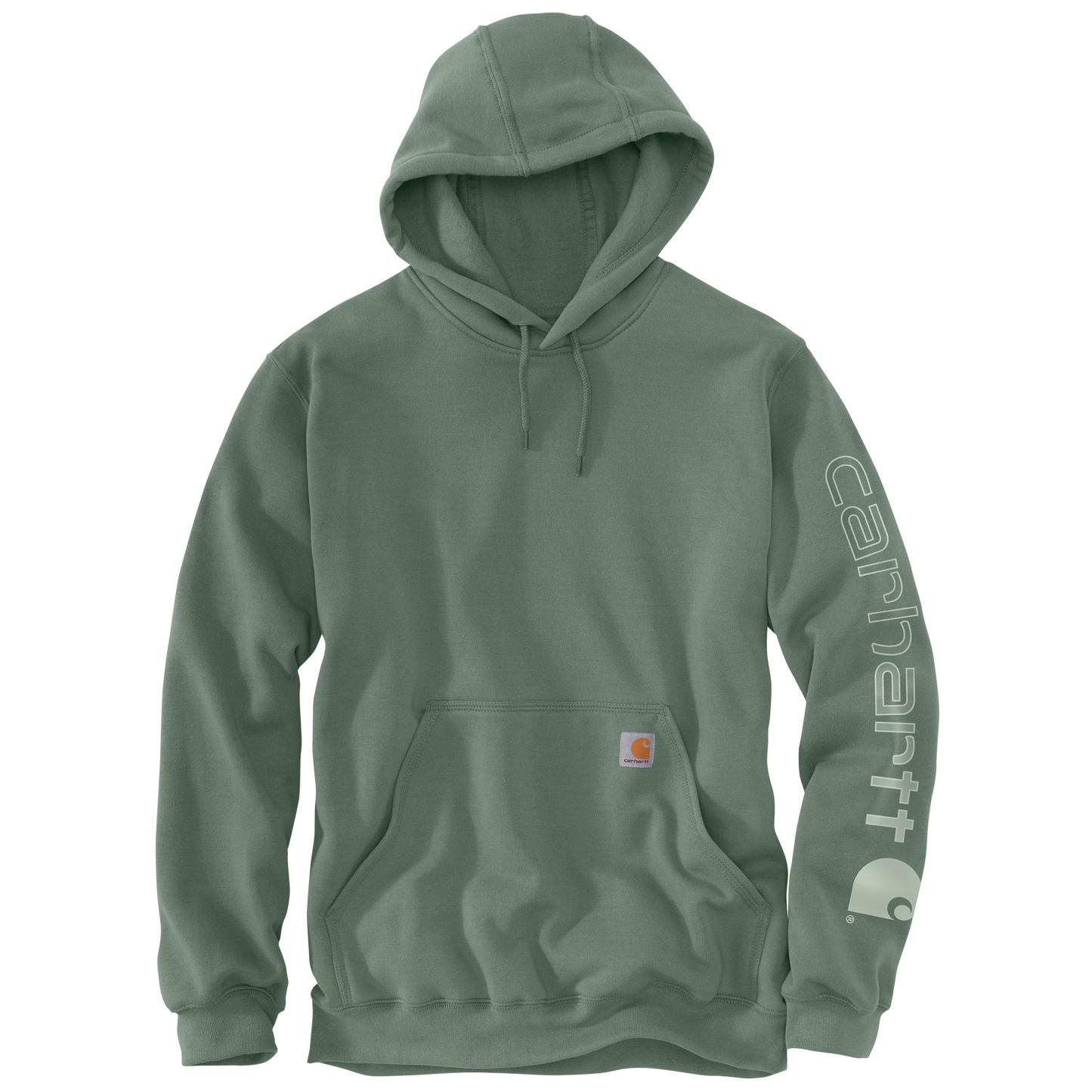 Carhartt Men's Loose Fit Midweight Logo Sleeve Graphic Hoodie