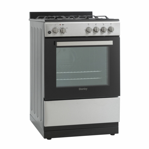 Danby 24" Wide Gas Range in Stainless Steel