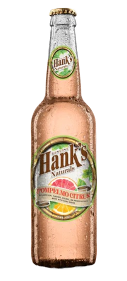 Bottle of Hanks Pompelmo Citrus Soda with condensation, part of Drinks and Food & Beverage collections under $50