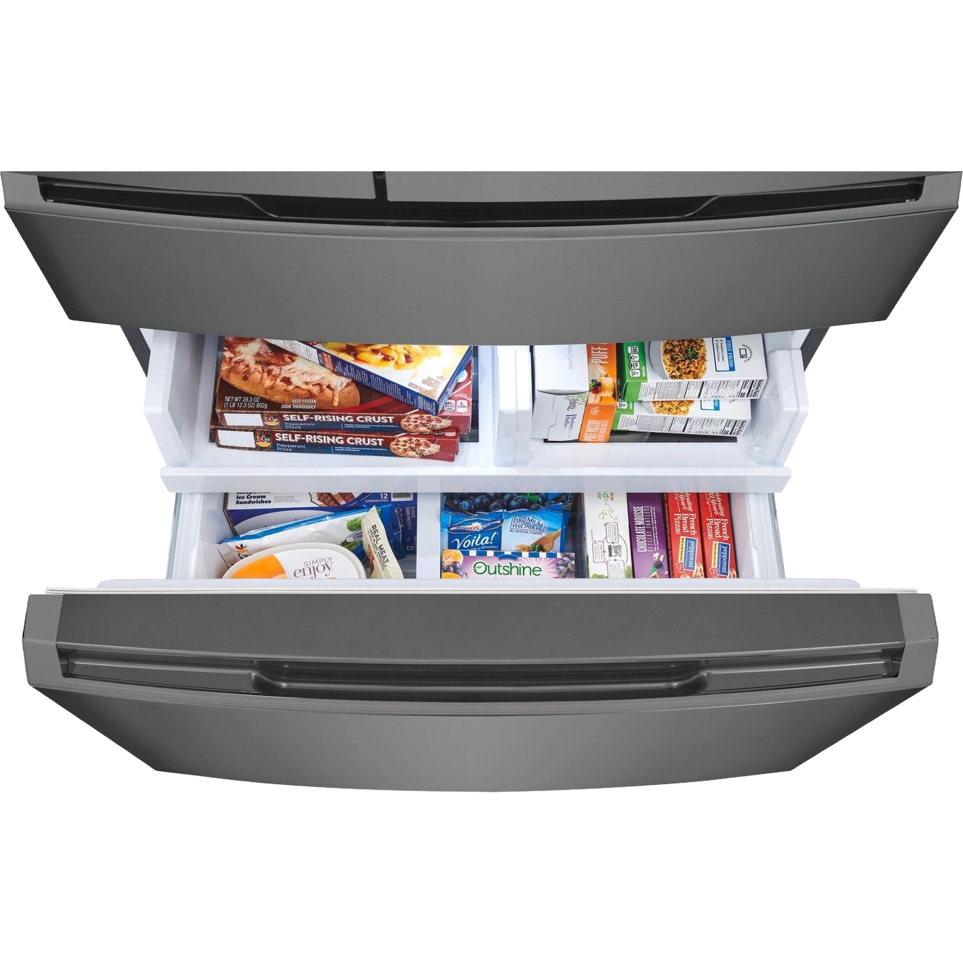 22 Cu. Ft. Counter-Depth 4-Door French Door Refrigerator