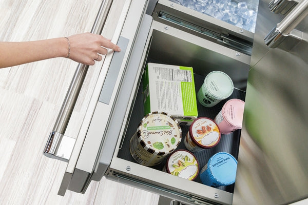 Freedom®, Built-in French Door Bottom Freezer, 36'', Stainless Steel