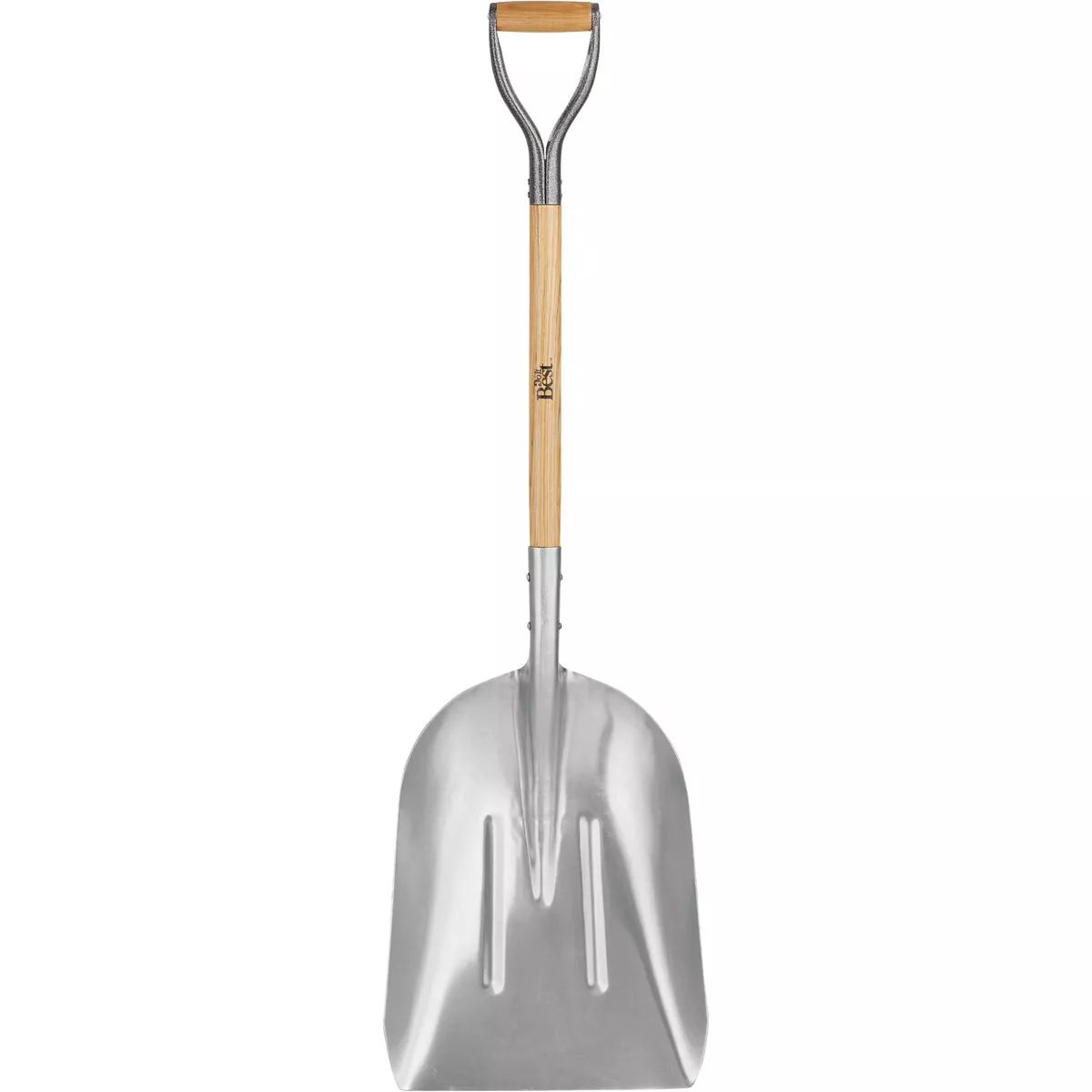 Do it Best 27" Wood D-Grip Handle #12 Aluminum Scoop Shovel
