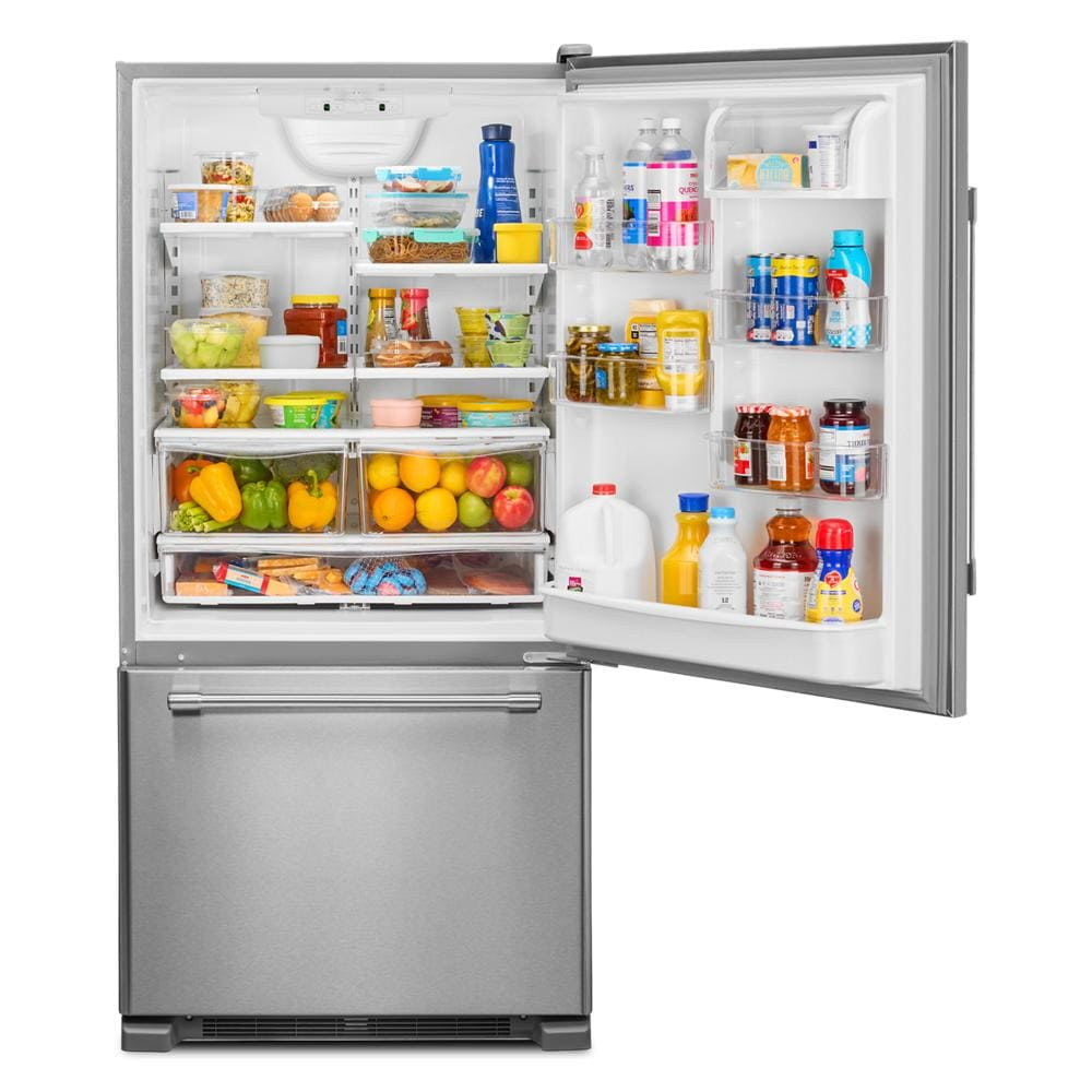33-Inch Wide Bottom Mount Refrigerator - 22 Cu. Ft.