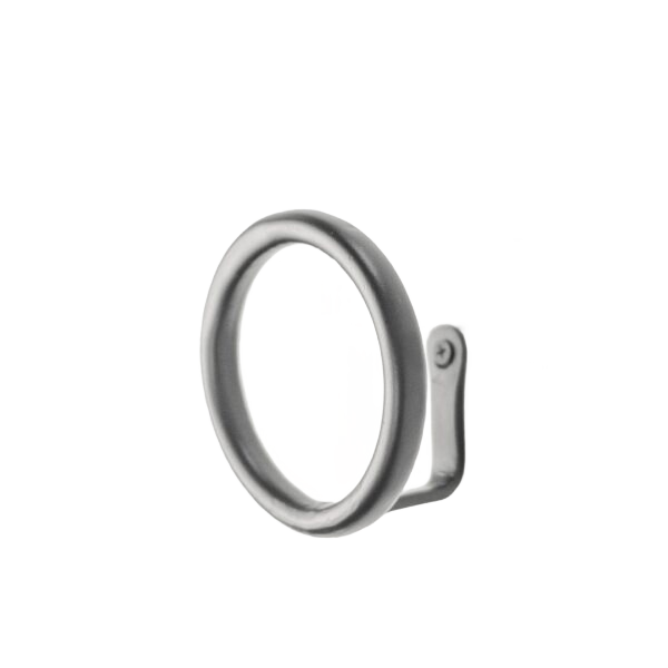 Black metal wall-mounted circular towel holder with sturdy bracket for home improvement and bathroom organization