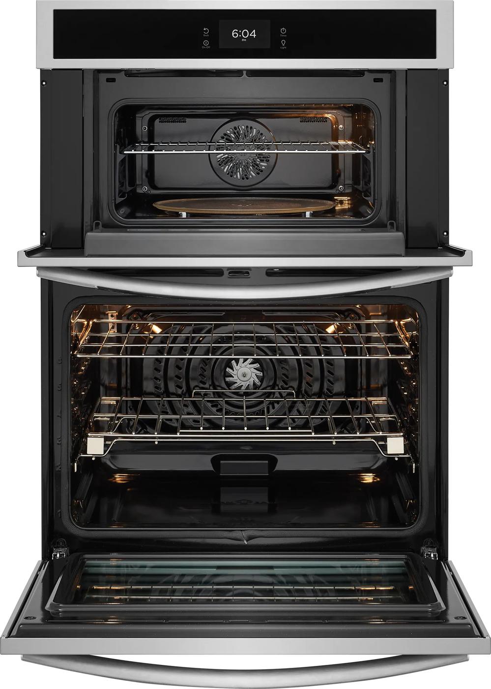 30" Electric Wall Oven and Microwave Combination with Stone-Baked Pizza