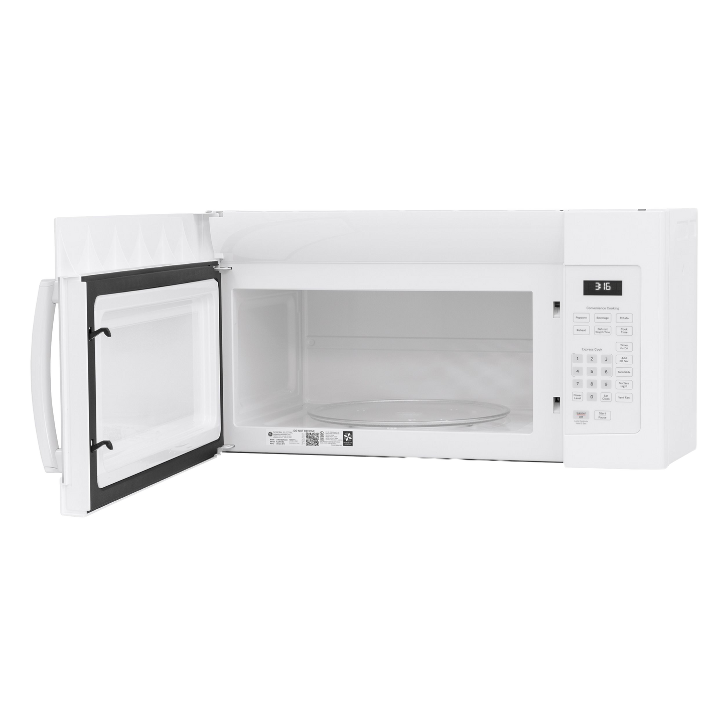 GE® 1.6 Cu. Ft. Over-the-Range Microwave Oven